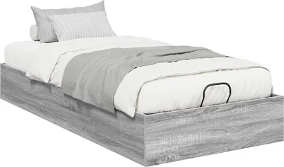 Obrázok produktu pre Otomanový posteľný rám s úložiskom Sivá Sonoma 203 x 90 x 25 cm