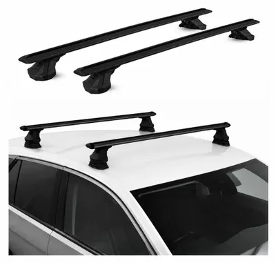 Produktbild von Dachträger für BMW 1er Schrägheck (F20) 2011-2019 Aluminium 2 Stück Schwarz