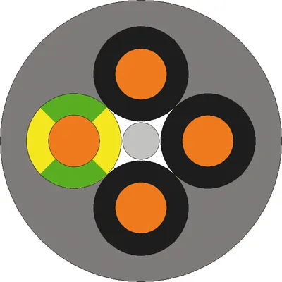 Obrázok produktu pre ÖLFLEX CLASSIC 110 Ovládací kábel 4 x 0,75 mm² sivý 1119804-100 100 m - Kábel - 100 m (1119804-100)