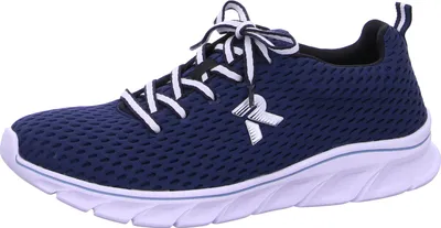 Produktbild von Rieker Damen Sneaker Mesh Logo sportlich Halbschuh 54000, Größe:39 EU, Farbe:Blau