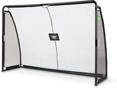 Image de But de football stable en acier de haute qualité, livré avec un écran de protection pour l'entraînement