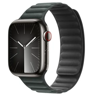 Obrázek produktu pro Náramek s magnetickým zapínáním FineWoven pro Apple Watch Series 1 až 9 / SE (38/40/41 mm) | Series 10 / 11 (42 mm) – velikost M/L – Evergreen