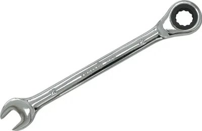 Obrázok produktu pre Kľúč očkoplochý račňový 12 mm CrV TO-52654