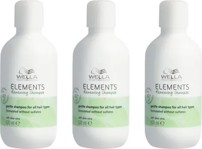 Produktbild von Elements Renewing Shampoo 3x100 ml