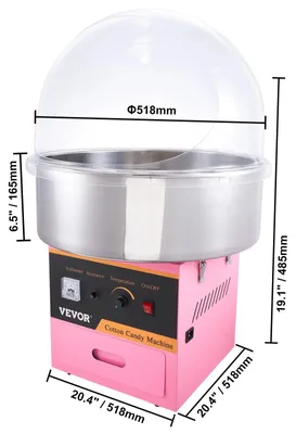 Productafbeelding van Suikerspinmachine - Suikerspin Maker - Suikerspinapparaat - Suikerspinmachine Voor Feestjes