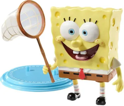 Obrázek produktu pro Noble Collection SpongeBob SquarePants Bendyfigs ohýbací figurka Spongebob 12 cm