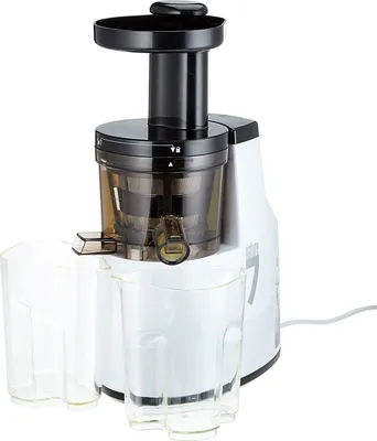 Produktbild von Nature7 Entsafter SJ150W, weiß, Saftpresse, Slow Juicer, 150W, 85 U/min., 80% Saftausbeute, BPA-frei