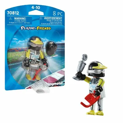 Produktbild von PLAYMOBIL City Life Rennfahrer, 4 Jahr(e), Mehrfarbig, Kunststoff