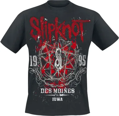 Produktbild von Slipknot T-Shirt Herren Iowa Star schwarz XL