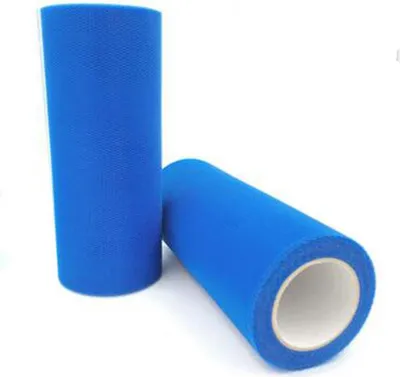 Produktbild von Tüllstoff 2 Rollen Bunt Tüll Meterware Tüll Rolle, Tüll Stoff Rollen, 15cm x 90M Tüllband Tüll Dekostoff, Tüllrolle für DIY Basteln Tutu Röcke Hochzeit Party Dekoration