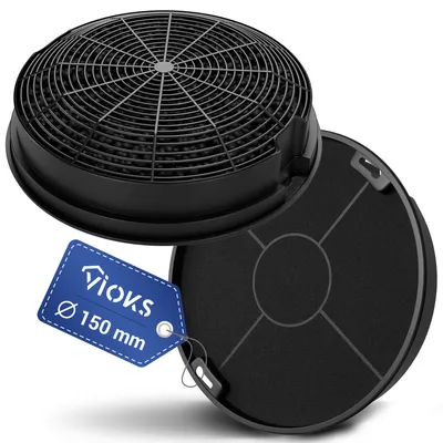 Produktbild von Kohlefilter 2x passend wie Whirlpool 481248048212 Filter für Dunstabzugshaube