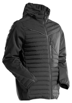 Produktbild von MASCOT® Jacke mit Kapuze, leichtem Futter Thermojacke Größe XL, schwarz | Packung (1 Stück)