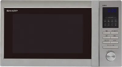 Obrázok produktu pre Sharp R722STWE Mikrovlnná rúra s rovným povrchom, 25 l, 900 W, nerezová oceľ