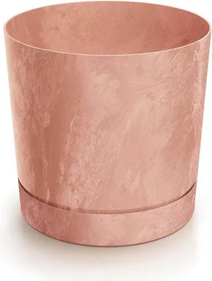Produktbild von Blumentopf TUBO PM Betoneffekt Terrakotta 23,9 x 23 cm