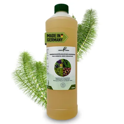Produktbild von GreenPanda Acker-Schachtelhalm Jauche/Sud 1 Liter -  Dünger - Pflänzenstärkungsmittel - Schachtelhalm-Extrakt Konzentrat - Pflanzendünger