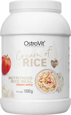 Zdjęcie produktu dla OstroVit Krem ryżowy o smaku kremowego jabłka (1000g) - Funktionelle Lebensmittel - Superfoods