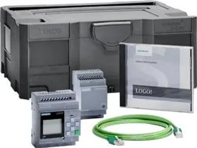 Produktbild von SIEMENS LOGO! 6ED1057-4BA01-0AA0Starter-Kit 12/24RCE V8.4 m.LOGO!