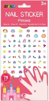 Image de Autocollants pour ongles Princesses