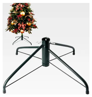 Produktbild von Weihnachtsbaumständer aus Metall für künstliche Bäume (52 cm/20,5") in Grün
