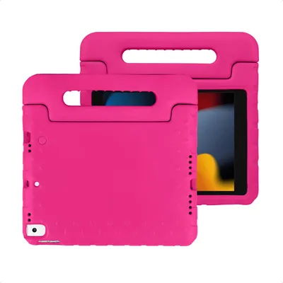 Produktbild von imoshion Schutzhülle mit Handgriff kindersicher iPad 9 (2021) 10.2 Zoll / iPad 8 (2020) 10.2 Zoll / iPad 7 (2019) 10.2 Zoll - Rosa