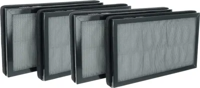 Produktbild von vhbw 4x Aktivkohlefilter Ersatz für Kärcher 2.863-056.0 für Luftreiniger - H13 Luftfilter Schwarz