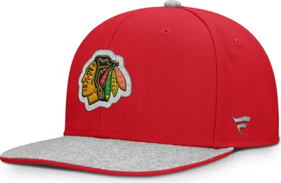 Produktbild von Chicago Blackhawks NHL Herren-Kappe aus Lodenstoff mit verstellbarem, strukturiertem Schirm