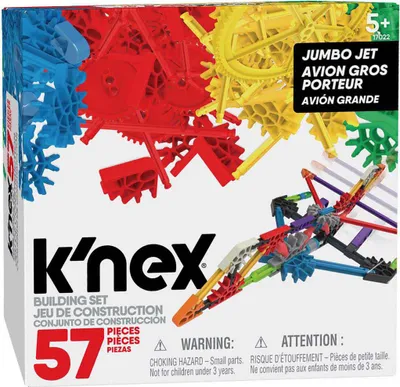 Image de K'Nex Bouwset - Jumbo Jet, 57pcs.