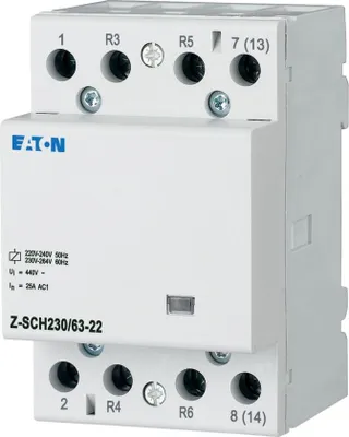 Produktbild von EATON Installationsschütz Z-SCH230/63-22 230VAC 2S+2Ö 63A 248857