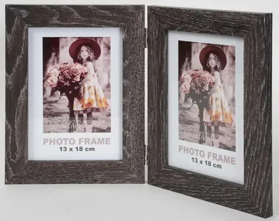 Obrázek produktu pro Fotorámeček Narvik 13x18/2 2 šedohnědý