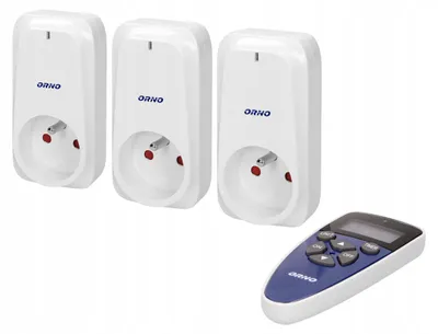 Image de Orno OR-GB-434 Prises sans fil télécommandées avec minuteur