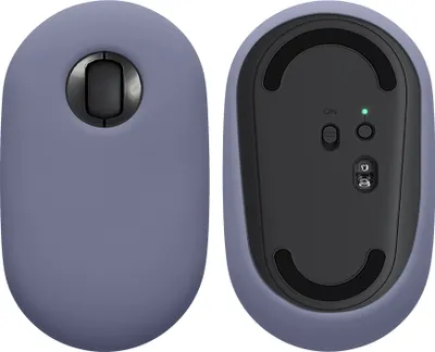 Produktbild von kwmobile Silikon Schutzhülle kompatibel mit Logitech Pebble Mouse Hülle - PC Maus Cover aus softem Silikon - Lavendel