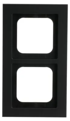Imagen del producto de Marco de cubierta BJ, color  mate, modelo 1722-275, para la serie Busch-axcent, para 2 módulos