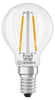 Produktbild von LEDV LED Tropfen 1,8-25W/827 250lm E14 Filament klar 300° EEK D