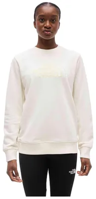 Immagine prodotto di Felpa The North Face W DREW PEAK LIGHT REGULAR CREW Bianco Dune/Lemon Mist da donna