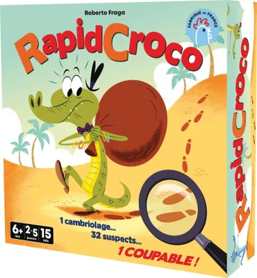Obrázek produktu pro RapidCroco – Asmodee – Ermittlungsspiel – 32 Verdächtiger, 1 Schuldiger