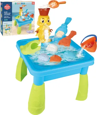 Produktbild von Woopie - WOOPIE Wassertisch 2in1 Sandkasten Ente Wasserfall 9 ac.