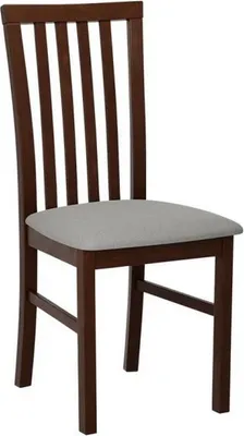 Image de Chaises de table à manger FRATONIA 1 - noyer / gris