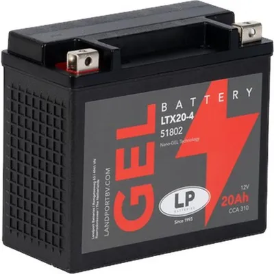 Productafbeelding van 12V 20Ah accu voor motorfiets, startaccu MG LTX20-4