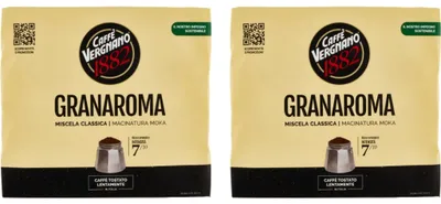 Image de Café moulu Gran Aroma 2 x 500 g - Caffe Vergnano