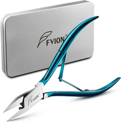Produktbild von Professionelle Nagelknipser für Fußnägel, gerade Klingen, ergonomisches Design, langlebiges Material, blau