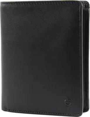 Produktbild von Esquire Leder Geldbörse Logo Card Wallet Black schwarz
