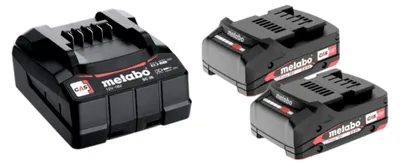Produktbild von Metabo 685161000, Batterie- & Ladegerät-Set, Lithium-Ion (Li-Ion), 2 Ah, 18 V, Metabo, 2 Stück(e)