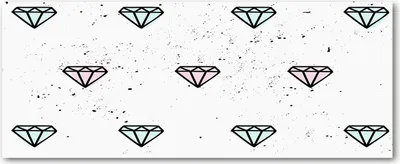 Produktbild von Tulup® Leinwandbild - 125x50 cm - Wandkunst - Drucke auf Leinwand - Leinwanddruck  - Sonstige - Mehrfarbig - Diamanten
