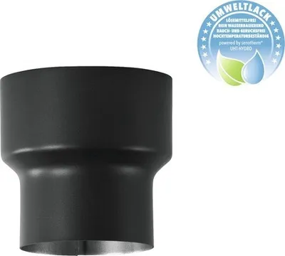 Produktbild von Ofenrohr-Erweiterung Bertrams Ø 130-150 mm senotherm UHT-Hydro schwarz