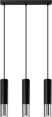 Productafbeelding van Hanglamp Loopez 3L, metaal, kleur: koper, merk: SOLLUX