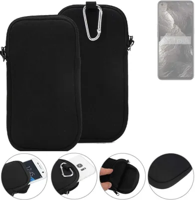 Produktbild von K-S-Trade Neopren-Hülle Handyhülle kompatibel mit Realme GT Master Edition Schutzhülle Neoprenhülle Sleeve Schutz-Hülle Gürtel Tasche Case