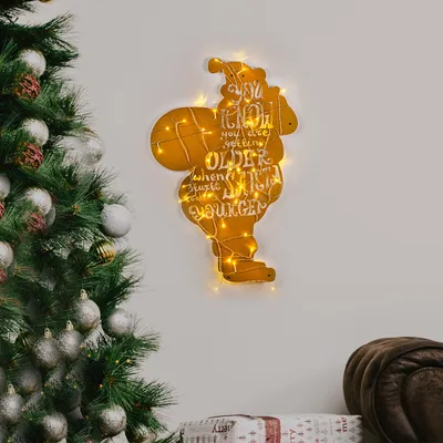 Produktbild von Wallity, XMASGOLD - 009, Wandskulptur, Gold, 100 % METALL, 40 x 69 cm