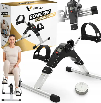 Zdjęcie produktu dla Rowerek Treningowy Rotor Rower Rehabilitacyjny Mobilny Z Licznikiem Lcd 2W1
