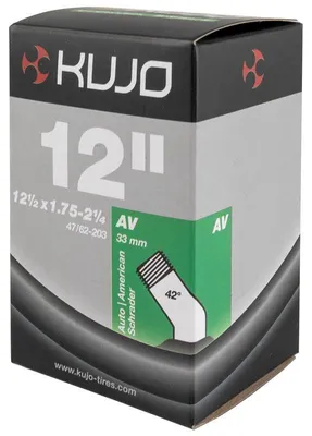 Produktbild von Fahrrad Schlauch KUJO 12,5 x 1,75 Zoll AV
