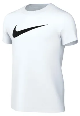 Productafbeelding van Nike Dri-FIT Park T-shirt met korte mouwen, wit, voor jongens, maat 13-15 jaar, kleur wit, maat 13-15 jaar